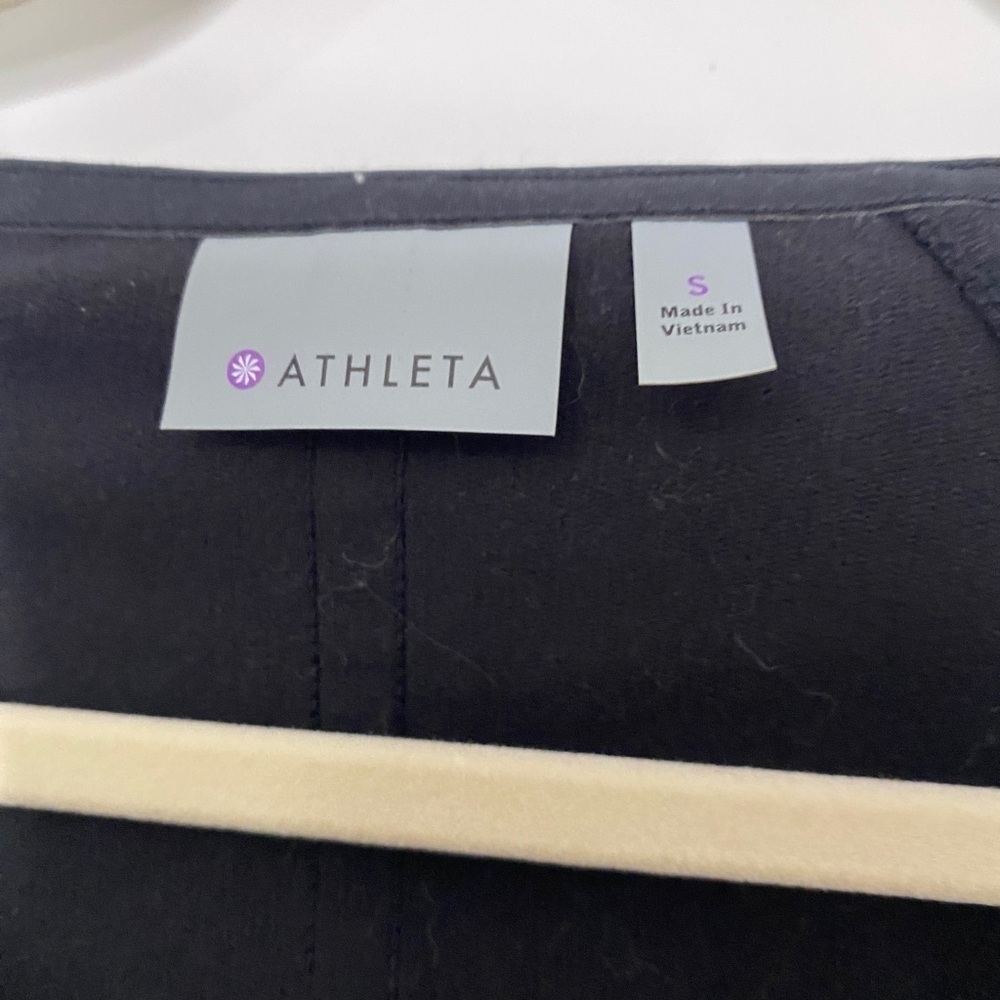Athleta Sentry Split Collar Black Pullover Sweats… - image 6